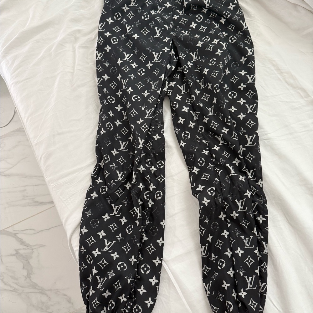 Louis Vuitton Monogram Black and White Trousers